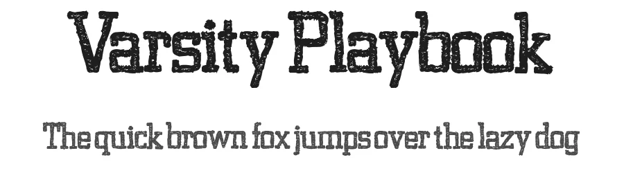 Varsity Playbook by KC Fonts — Decorative Font
