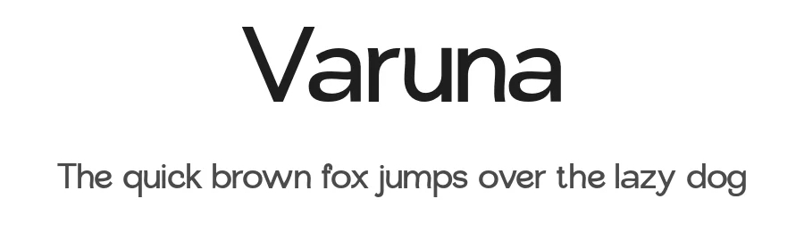 Varuna by VampStudio — Sans Serif Font