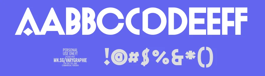Varygraphie by Måns Grebäck — Decorative Font — thumbnail 3