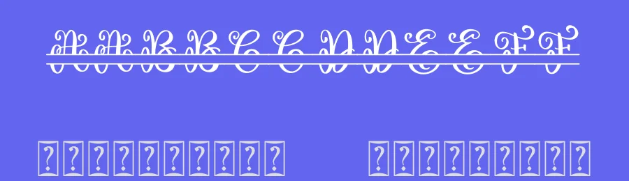 Vase Monogram by Abo Daniel Studio — Decorative Font — thumbnail 3