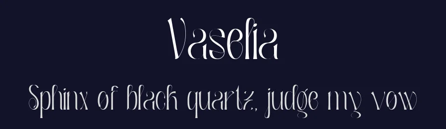 Vaselia by MixJpg — Decorative Font — thumbnail 2