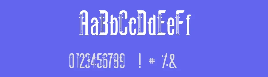 Vastenburg Typeface by DKV 18 ISI Surakarta — Decorative Font — thumbnail 3