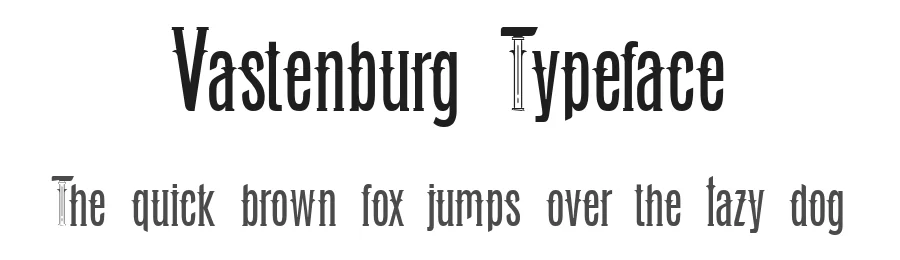 Vastenburg Typeface by DKV 18 ISI Surakarta β Decorative Font