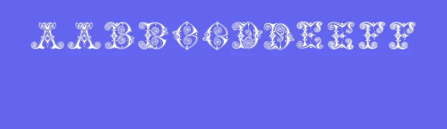 Vaticanian Initials by Manfred Klein — Decorative Font — thumbnail 3