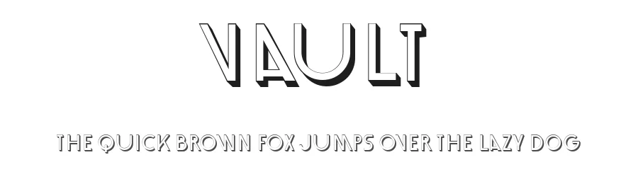 Vault by Vladimir Nikolic — Sans Serif Font