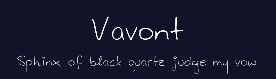 Vavont by orakeldel — Script Handwritten Font — thumbnail 2