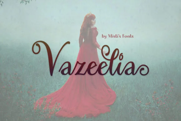 Vazeelia Font by Misti — Script Handwritten Font