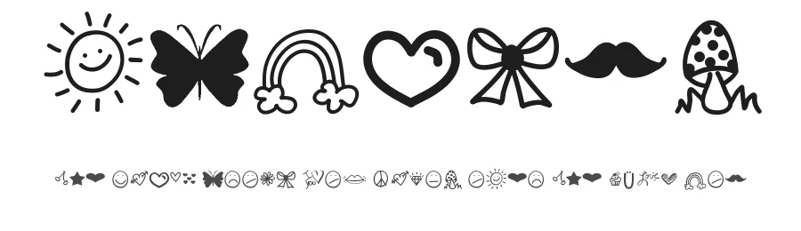 VBdings by Vanessa Bays — Dingbats Font