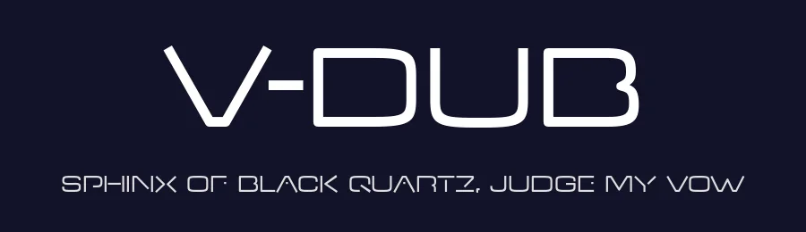 V-Dub by Typodermic Fonts — Display Font — thumbnail 2