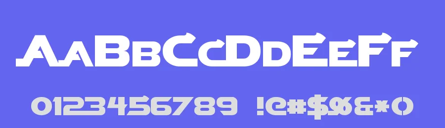 Vector Sigma by Pixel Sagas — Display Font — thumbnail 3