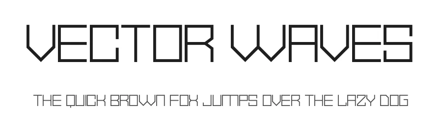 Vector Waves by Hawtpixel — Display Font