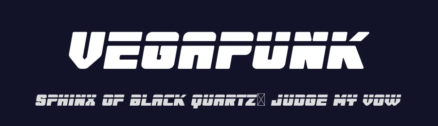 Vegapunk by FactoryType — Display Font — thumbnail 2