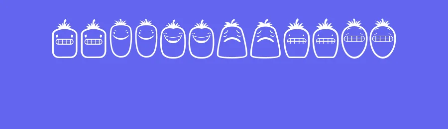 Veggie by Vladimir Nikolic — Dingbats Font — thumbnail 3