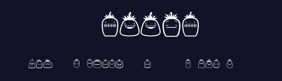 Veggie by Vladimir Nikolic — Dingbats Font — thumbnail 2