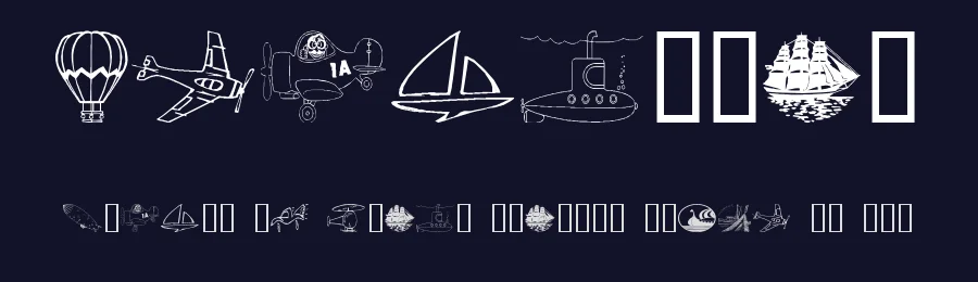 Vehicular by GemFonts / Typotheticals — Dingbats Font — thumbnail 2