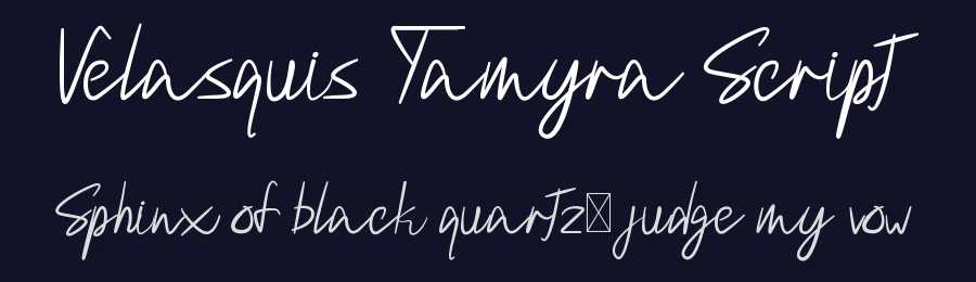 Velasquis Tamyra Script by Edric Studio — Script Handwritten Font — thumbnail 2