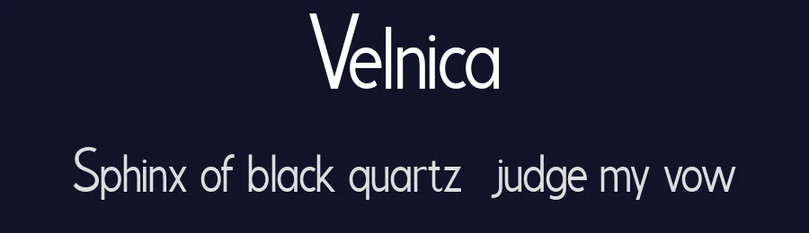 Velnica by Achmad Yani — Sans Serif Font — thumbnail 2