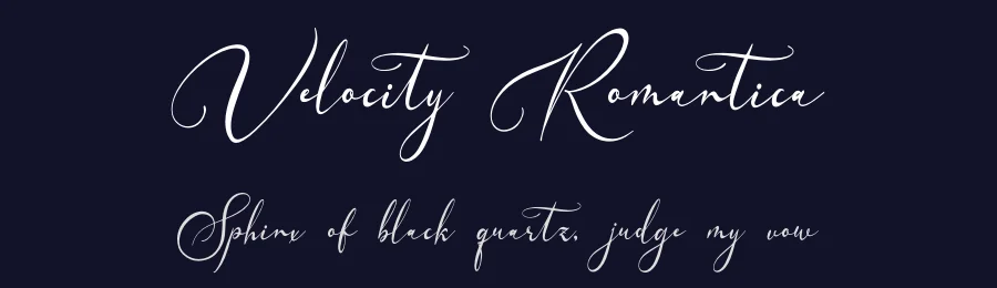 Velocity Romantica by Denustudios — Script Handwritten Font — thumbnail 2