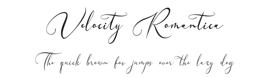 Velocity Romantica by Denustudios — Script Handwritten Font