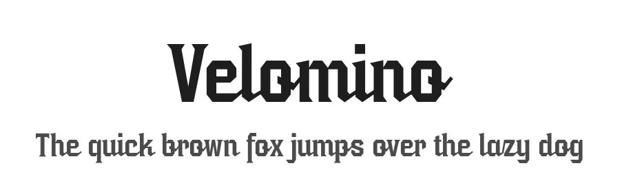Velomino by Måns Grebäck — Decorative Font