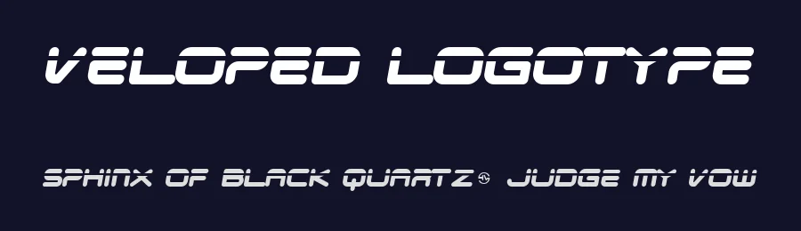 Veloped Logotype by Hector Vazquez — Display Font — thumbnail 2