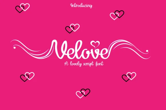 Velove Font by PojolType — Script Handwritten Font