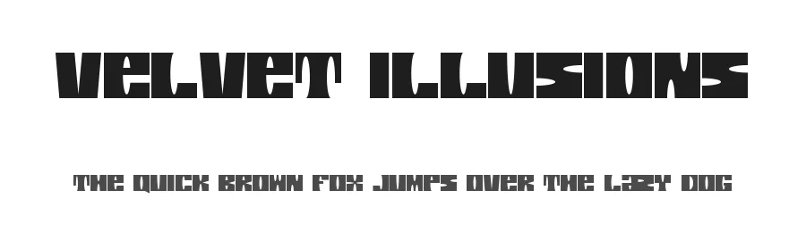 Velvet Illusions by Ipanema GrΓ‘fica / RubΓ©n Prol β Decorative Font