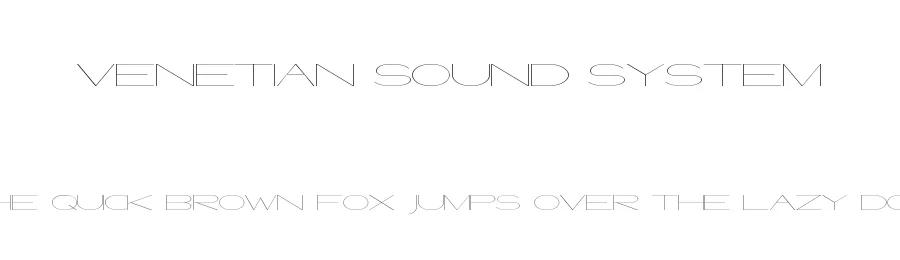 Venetian Sound System