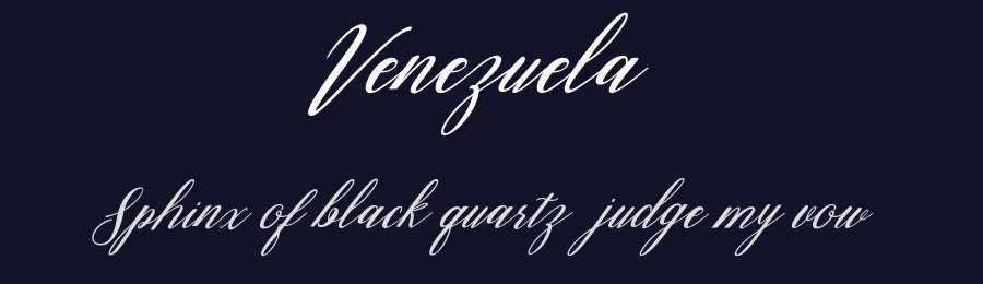Venezuela by josstype — Script Handwritten Font — thumbnail 2
