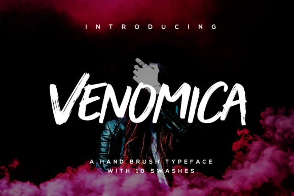 Venomica Font by signatoro — Script Handwritten Font