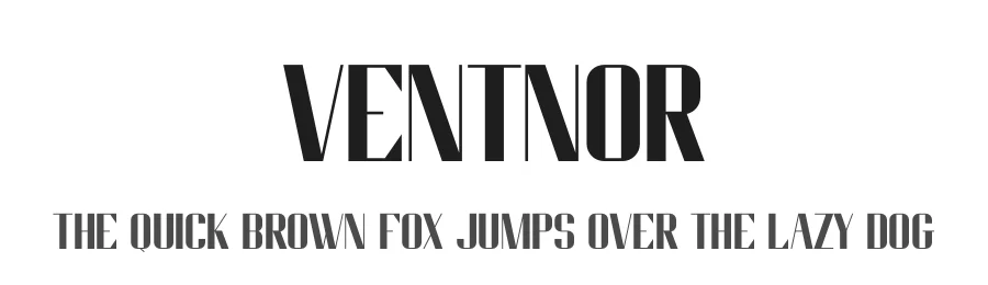 Ventnor by Lemonthe — Sans Serif Font