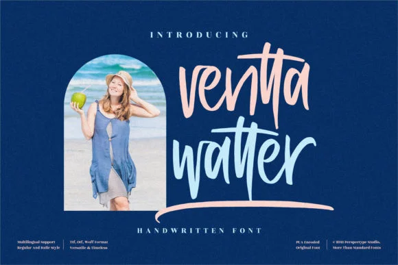 Ventta Watter Font by Perspectype — Script Handwritten Font