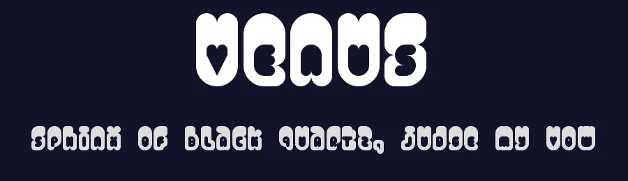 Venus by Kassymkulov Design — Decorative Font — thumbnail 2