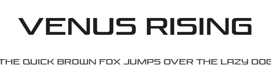 Venus Rising by Typodermic Fonts — Display Font