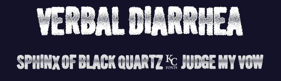 Verbal Diarrhea by KC Fonts — Decorative Font — thumbnail 2