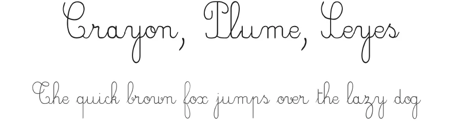 Crayon, Plume, Seyes