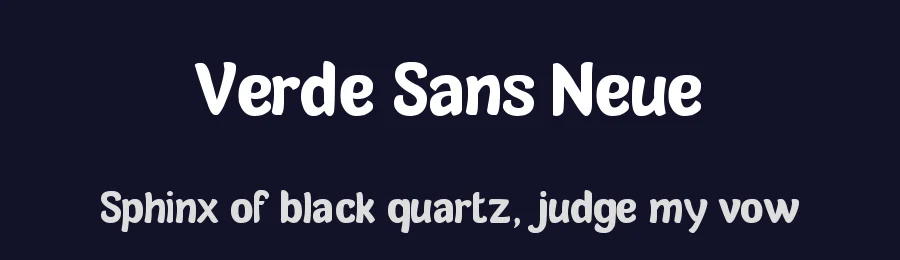 Verde Sans Neue by Juan Casco — Decorative Font — thumbnail 2