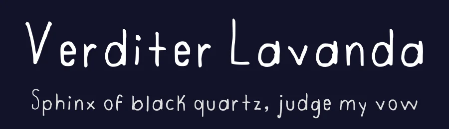 Verditer Lavanda by Karen Dennysse Monterroso — Script Handwritten Font — thumbnail 2