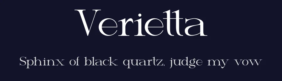 Verietta by Gilang Ternadho — Serif Font — thumbnail 2