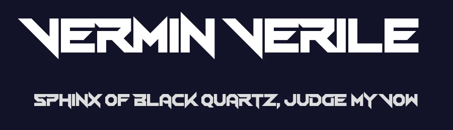 Vermin Verile by Chequered Ink — Display Font — thumbnail 2