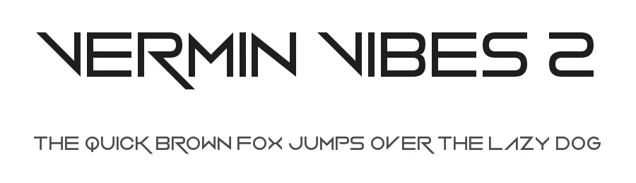 Vermin Vibes 2 by Chequered Ink — Display Font