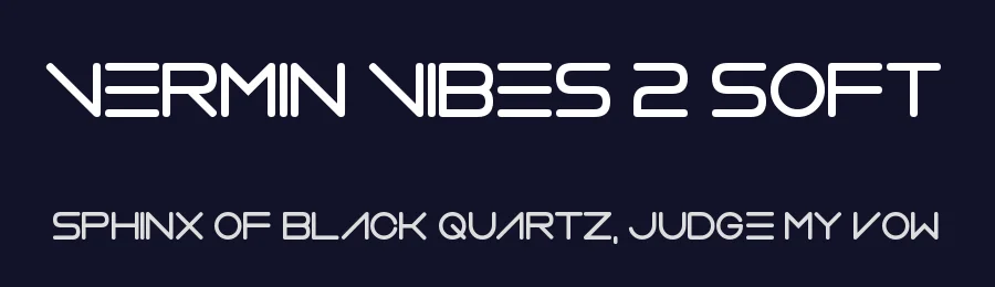 Vermin Vibes 2 Soft by Chequered Ink — Display Font — thumbnail 2