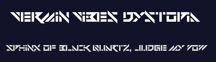 Vermin Vibes Dystopia by Chequered Ink — Display Font — thumbnail 2