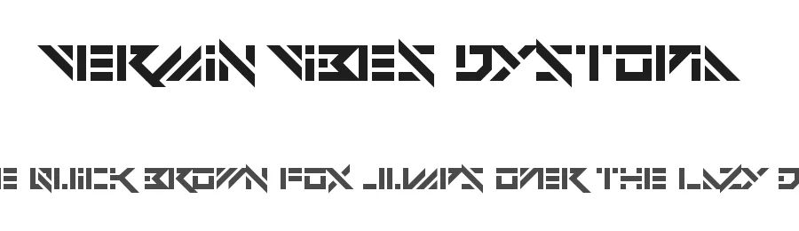 Vermin Vibes Dystopia by Chequered Ink — Display Font