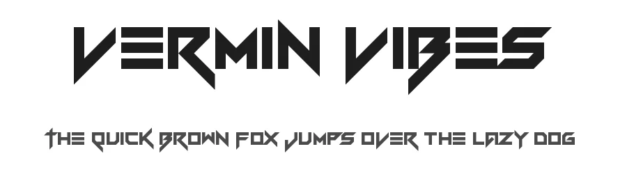 Vermin Vibes by Chequered Ink — Display Font