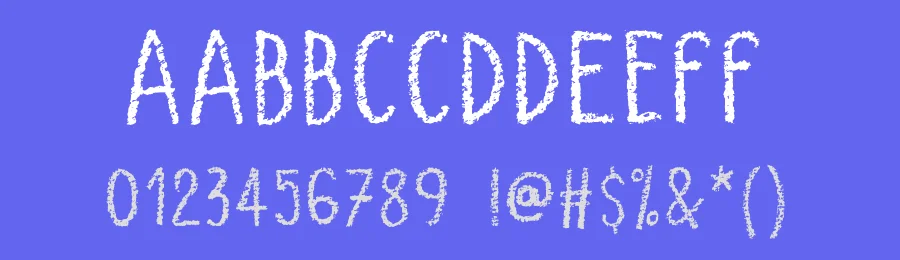 Very Simple Chalk by imagex — Script Handwritten Font — thumbnail 3