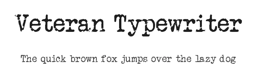 Veteran Typewriter