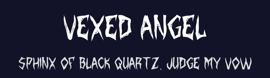 Vexed Angel by PutraCetol Studio — Decorative Font — thumbnail 2
