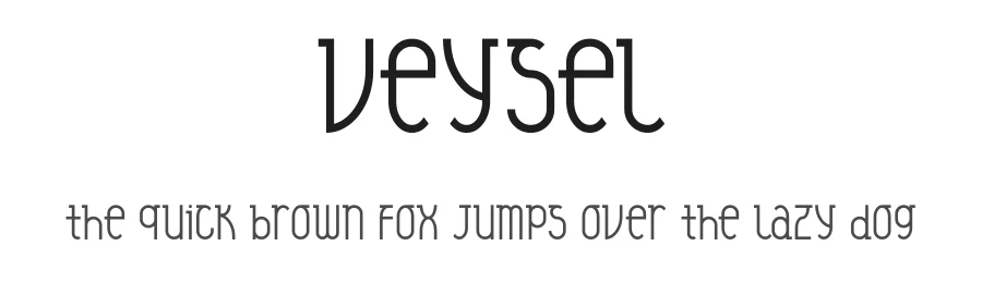 Veysel by Başar Uğur — Sans Serif Font