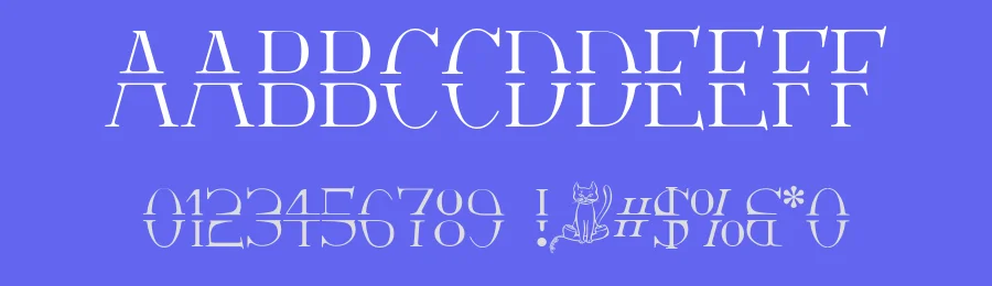 Via-A-Vis by Peter Wiegel — Decorative Font — thumbnail 3